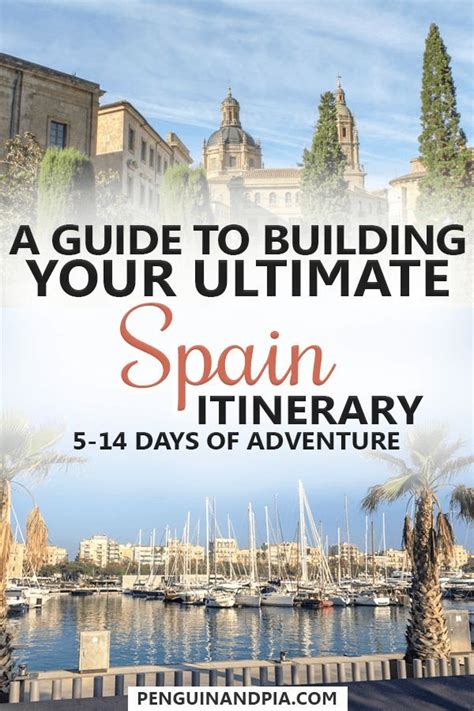 travel itinerary for spain